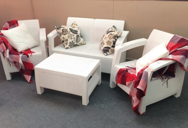 Комплект Yalta Terrace Set белый купить в Анапе