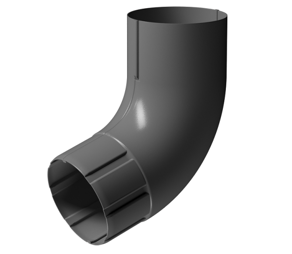 Колено 72° D90 Döcke STAL PREMIUM Графит, (RAL 7024) купить в Анапе