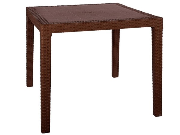 Стол квадратный FIJI Quatro Table Коричневый купить в Анапе