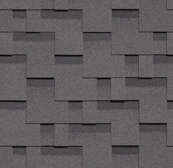 Гибкая черепица Docke, коллекция Тетрис – Серый купить в Анапе