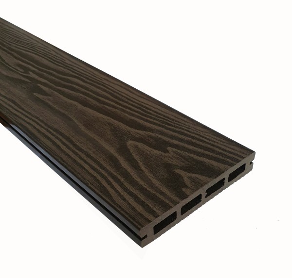 Террасная доска из ДПК Terrapol Смарт 3D Пустотелая с пазом Венге Соренто купить в Анапе