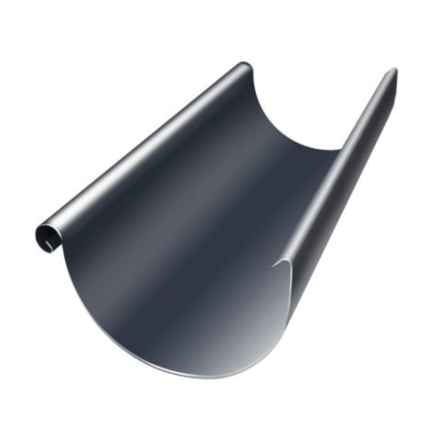 Водосток Grand Line 125x90 – Желоб 3м RAL 7024 купить в Анапе