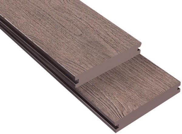 Террасная доска ДПК Outdoor 3D полнотелая NEVADA/CALIFORNIA BROWN коричневая микс купить в Анапе