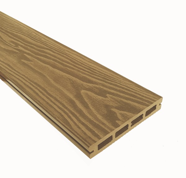 Террасная доска из ДПК Terrapol Смарт 3D Пустотелая с пазом Дуб Севилья купить в Анапе