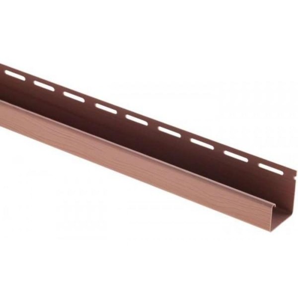 J-профиль Люкс Крашенный, T-15, ВН, Красно-коричневый купить в Анапе