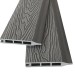 Заборная панель шип-паз EasyDecking Wood-Х 146х20 Серый купить в Анапе