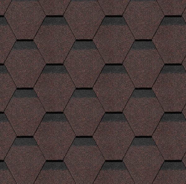 Гибкая черепица Docke, коллекция Шеффилд – Корица купить в Анапе