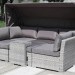 Диван-Трансформер AFINA плетеный из иск. ротанга AFM-320G Grey купить в Анапе