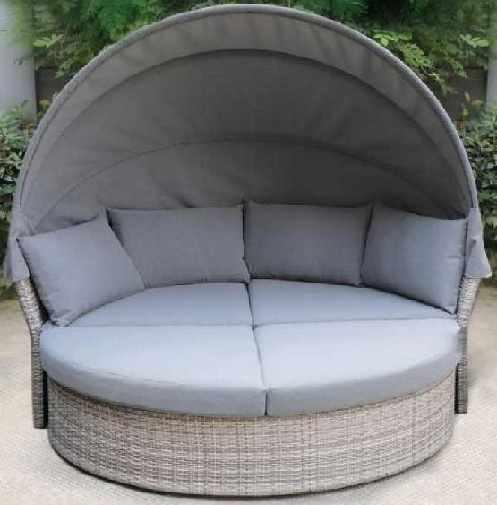 Диван-Трансформер AFINA плетеный из иск. ротанга AFM-325G Grey купить в Анапе