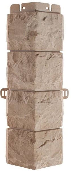 Фасадная панель Наружный угол фагот (талдомский), 0,45 х 0,13м (н) купить в Анапе