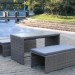 Диван-Трансформер AFINA плетеный из иск. ротанга S330G-W78 Grey купить в Анапе