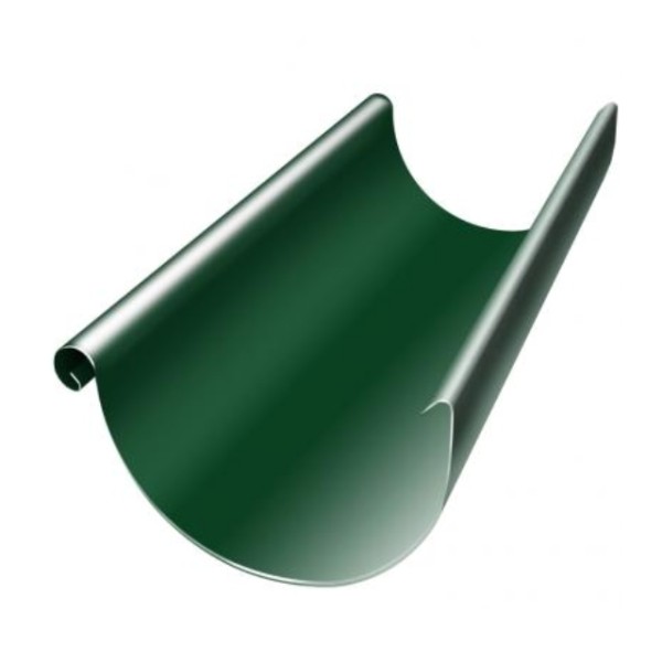 Водосток Grand Line 125x90 – Желоб 3м RAL 6005 купить в Анапе