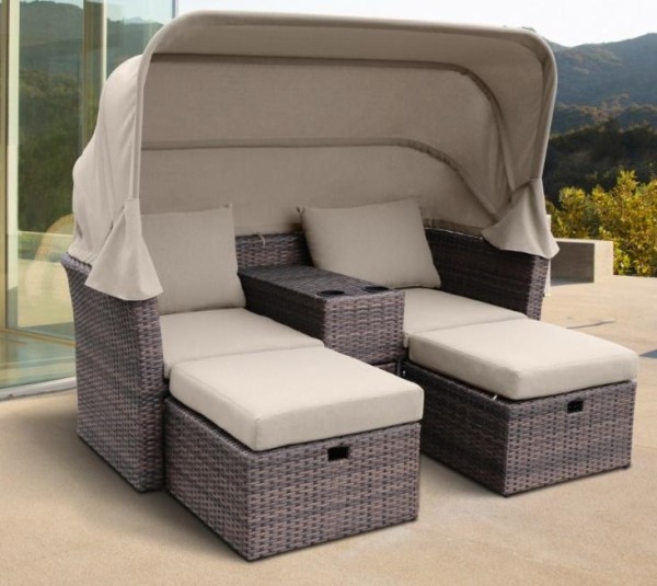 Комплект мебели AFINA плетеной из иск. ротанга AFM-330B Brown купить в Анапе
