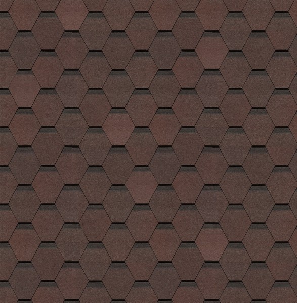 Гибкая черепица Docke, коллекция Шеффилд – Зрелый каштан купить в Анапе