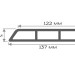 Доска Ромбус 3D ДПК Outdoor STORM GREY серая микс купить в Анапе