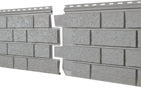 Фасадная панель Ю-пласт Стоун Хаус S-Lock Клинкер Нордик дым купить в Анапе