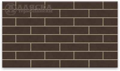 Фасадная Термопанели Аляска Amsterdam brown