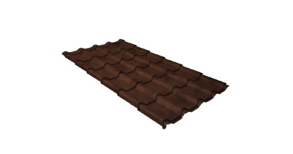 Металлочерепица камея 0,45 Safari Twincolor Brown купить в Анапе