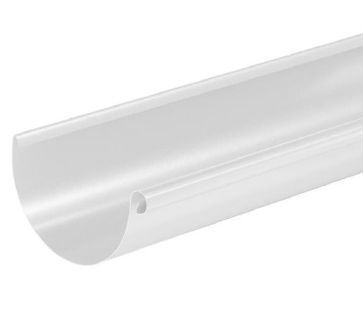 Водосток Aquasistem, система 125x90 - Водосточный желоб 3.00м RAL 9003 Белый купить в Анапе