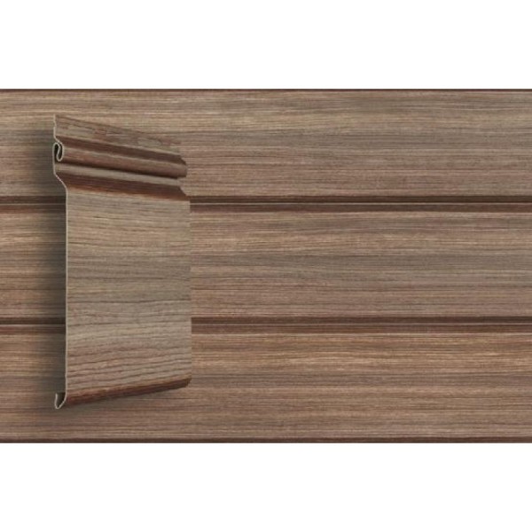 Виниловый сайдинг Grand Line Natural-Брус Tundra - Кедр купить в Анапе