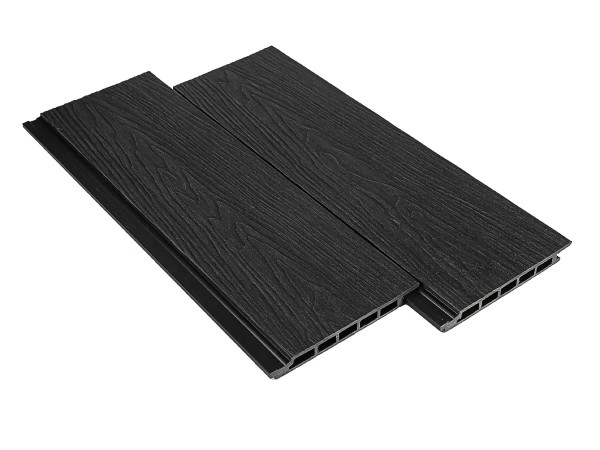 Фасадная панель из ДПК Deckart Vista 3D с текстурой дерева Графит купить в Анапе