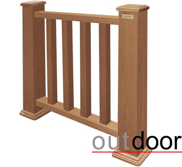 Ограждение из ДПК Outdoor Классик 3D STORM дуб купить в Анапе