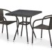 Комплект плетеной мебели AFINA из иск. ротанга T282BNT/Y137C-W53 Brown 2Pcs купить в Анапе