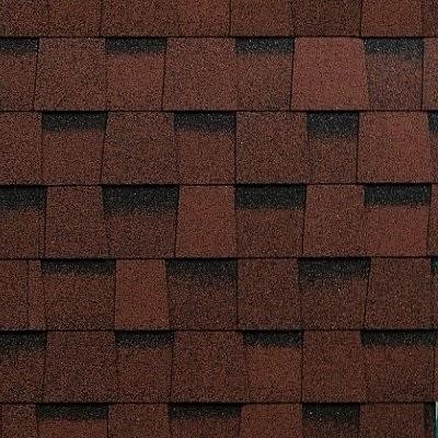 Двухслойная ламинированная черепица Shinglas, серия Фазенда – Красный купить в Анапе