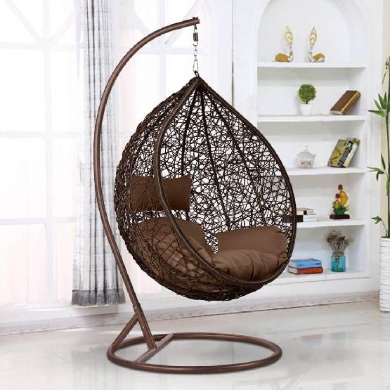 Кресло Подвесное из искусственного ротанга AFM-168A-XL Brown купить в Анапе