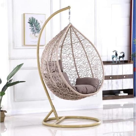 Кресло Подвесное из искусственного ротанга AFM-169A-XLB Beige купить в Анапе