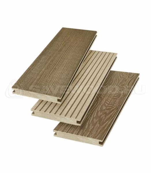 Террасная доска SW Fraxinus (R) полнотелая «SaveWood» Тик купить в Анапе