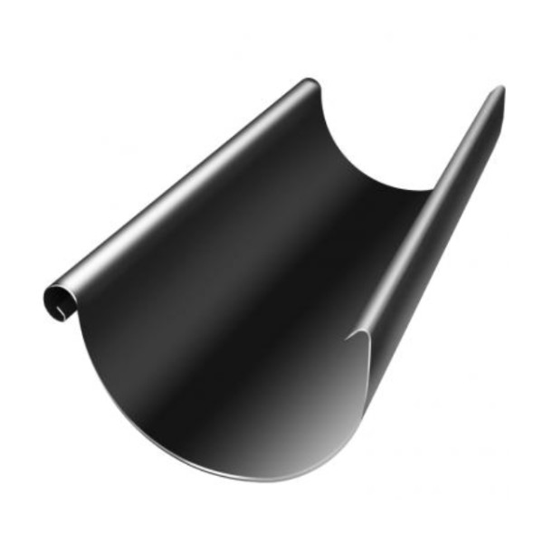 Водосток Grand Line 125x90 – Желоб 3м RAL 9005 купить в Анапе