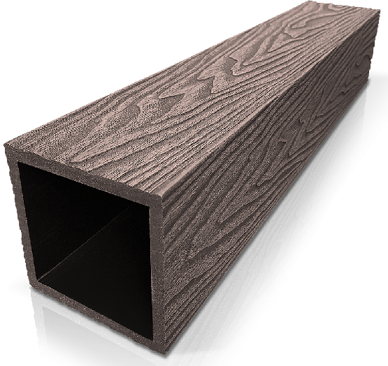 Столб ДПК 3D GardenParkett фактура дерева Венге купить в Анапе