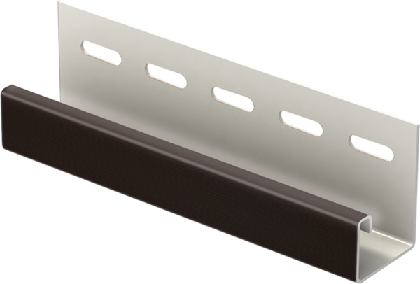J-планка к Софиту PRO Тёмно коричневый купить в Анапе