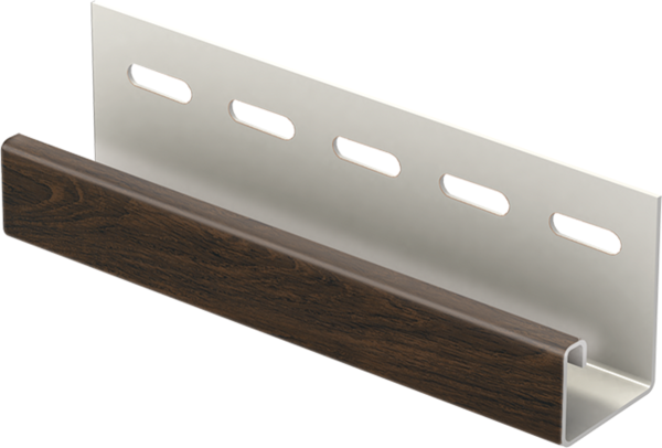 J-планка к Софиту PRO Тёмный орех купить в Анапе