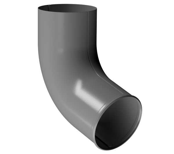 Отвод трубы D90 Döcke STAL PREMIUM Графит, (RAL 7024) купить в Анапе