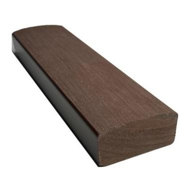 Лавочный брус Ecodecking Некст полнотелый брашированный 70х35 шоколад купить в Анапе