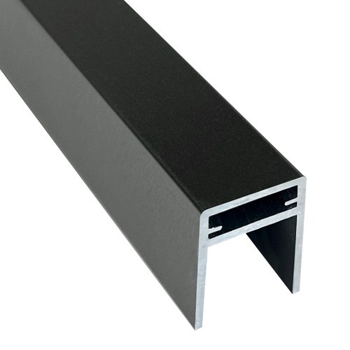 П-профиль Алюминиевый EasyDecking 35x25 Черное дерево купить в Анапе