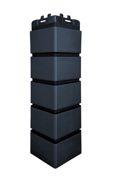 Угол Grand Line клинкерный кирпич ПРЕМИУМ Графит (шов RAL 9005) купить в Анапе