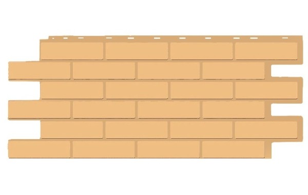 Фасадная панель T-Siding Кирпич Модерн Эко Крем купить в Анапе