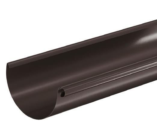 Водосток Aquasistem, система 125x90 - Водосточный желоб 3.00м RR 32 Тёмно Коричневый купить в Анапе
