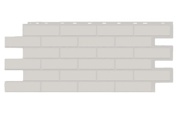 Фасадная панель T-Siding Кирпич Модерн Эко Уайт купить в Анапе