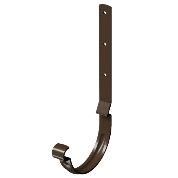 Карнизный крюк длинный D125 Döcke STAL PREMIUM Каштан, (RAL 8017) купить в Анапе
