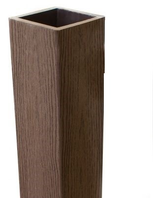 Столб опорный Woodvex Co-Extrusion Темно - Коричневый купить в Анапе